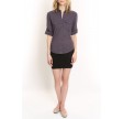 Charcoal Sheri Collar Shirt